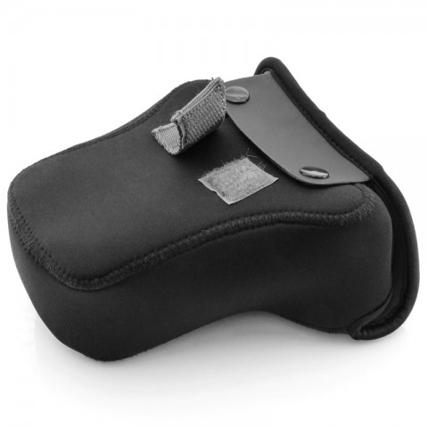 DSLR Camera Case Holster Sleeve by USA GEAR with Belt Loop - Black