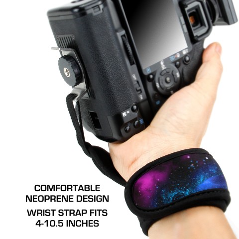 Professional Digital Film DSLR Camera Hand Grip Strap with Metal Plate - Galaxy