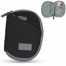 USA GEAR FlexARMOR Inhaler Case - Inhaler Holder Travel Medicine Bag - Black