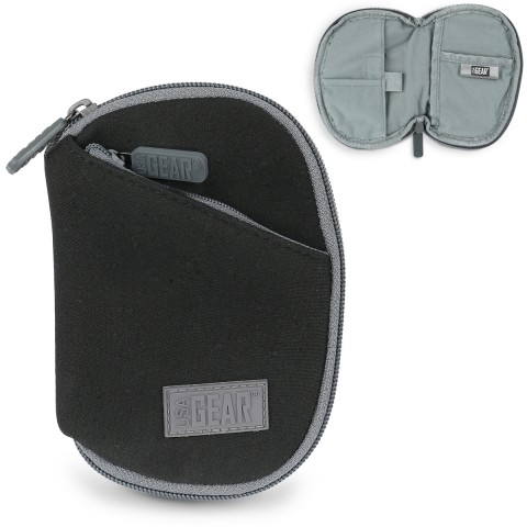 USA Gear Carry Case for Glucose Meter and Blood Sugar Tester with Belt Loop - Black
