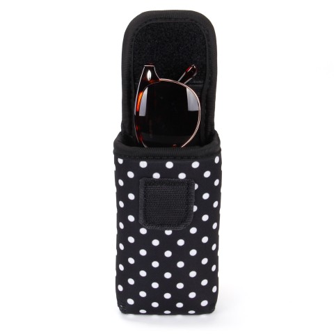 USA Gear Safety and Shooting Glasses Case for Protective Eyewear - Polka Dot