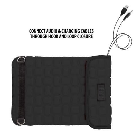 USA Gear FlexARMOR X Tablet Case with Touch Screen Protector & Adjustable Strap - Black
