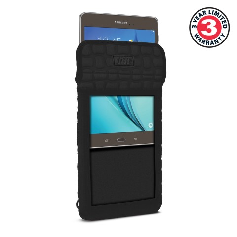 USA Gear FlexARMOR X Tablet Case with Touch Screen Protector & Adjustable Strap - Black