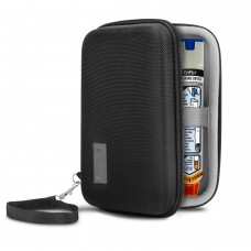 USA Gear Hard Shell EpiPen Case - Wrist Strap for Quick Access to Medications - Black