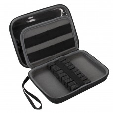 USA GEAR Hard Shell Dart Case - Dart Holder for 8 Darts and Accessories - Black