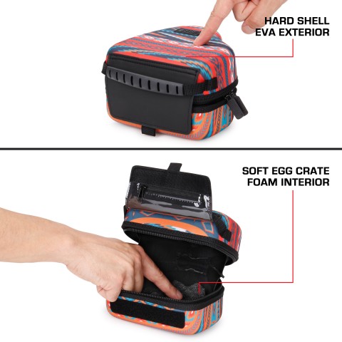 Quick Access DSLR Hard Shell Camera Case w/ Accessory Storage & Padded Interior - Southwest - Standard