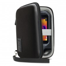 USA GEAR Hard Shell Protective Thermal Imager Carrying Case with Wrist Strap - Black
