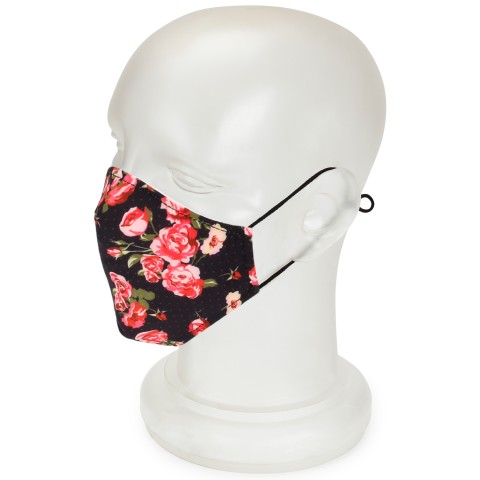 USA GEAR Reusable Fashion Cloth Face Mask (Floral) 6 Pack - Adult Size - Floral