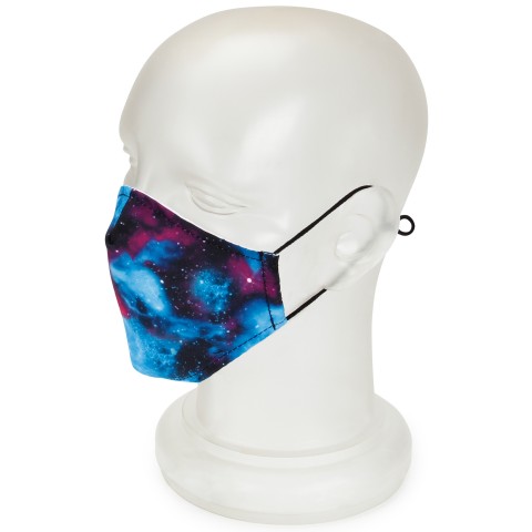 USA GEAR Reusable Fashion Cloth Face Mask (Galaxy) 6 Pack - Adult Size - Galaxy