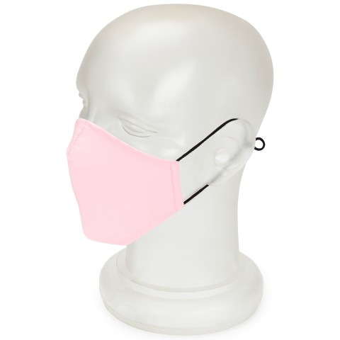 USA GEAR Reusable Fashion Cloth Face Mask (Light Pink) 6 Pack - Adult Size - Light Pink