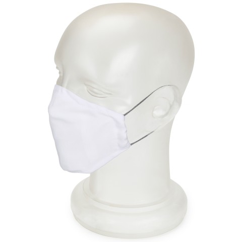 USA GEAR Reusable Fashion Face Mask-Adult Unisex Design, Washable Fabric (4 Pk) - Adult - Polar White