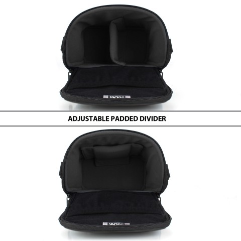 Durable Protective Bridge Camera Bag with Rain Cover & Adjustable Dividers - Galaxy