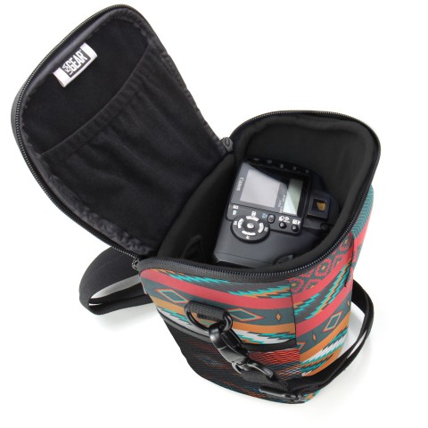 Portable DSLR Camera Case Bag with Top Loading accessibility - Southwest