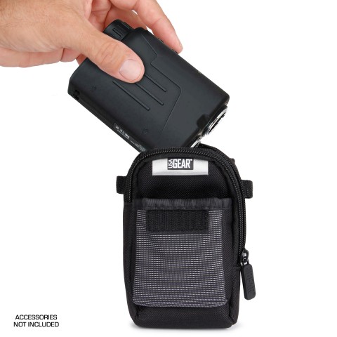 Nikon Rangefinder Case by USA Gear w/ Shoulder Strap & Belt Loop - Black