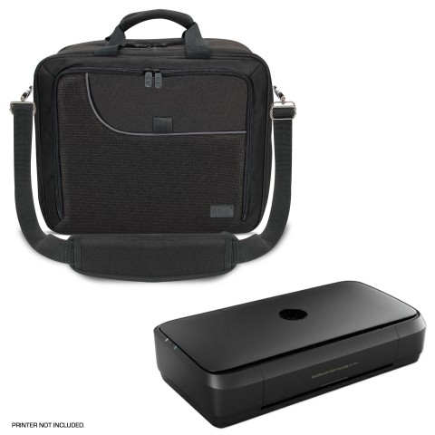 Portable Printer Case Compatible with HP Officejet 250 All-in-One Printer - Black