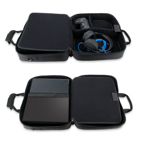 S13 Travel Case with Customizable Dividers, Accessory Pockets & Carry Strap - Black