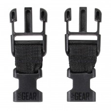 Harness Strap to Camera Strap Adapter - Large Male to Small Female (Set of Two) - Black