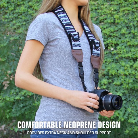 adjustable comfort camera strap